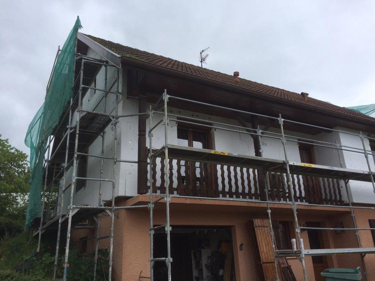 JM Peinture -  Isolation par l’extérieur